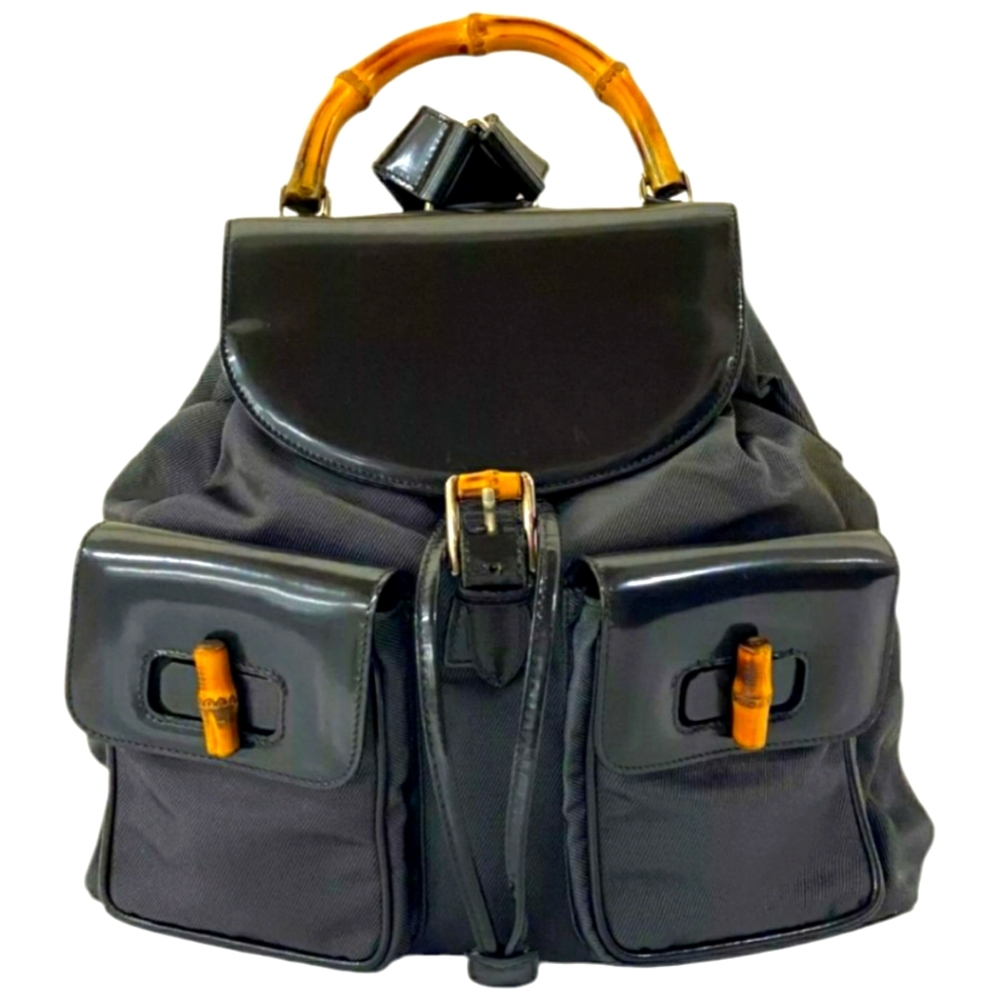 Gucci Backpack with Bamboo Handle- Minor Callouts!!! See Pictures!